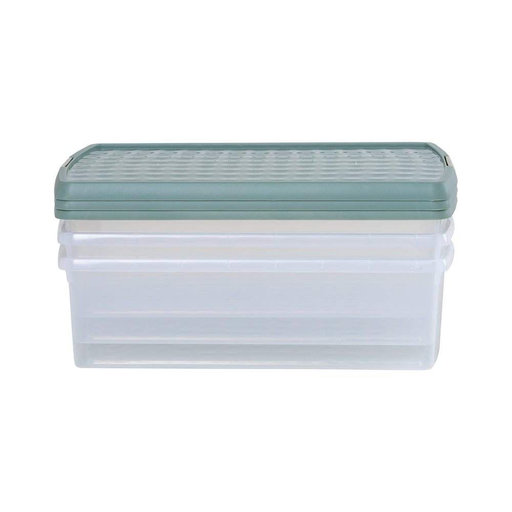 Wham Clip Pack of 3 x 30L Plastic Storage Boxes with Lid - 13.01-Wham-Plastic Box Shop