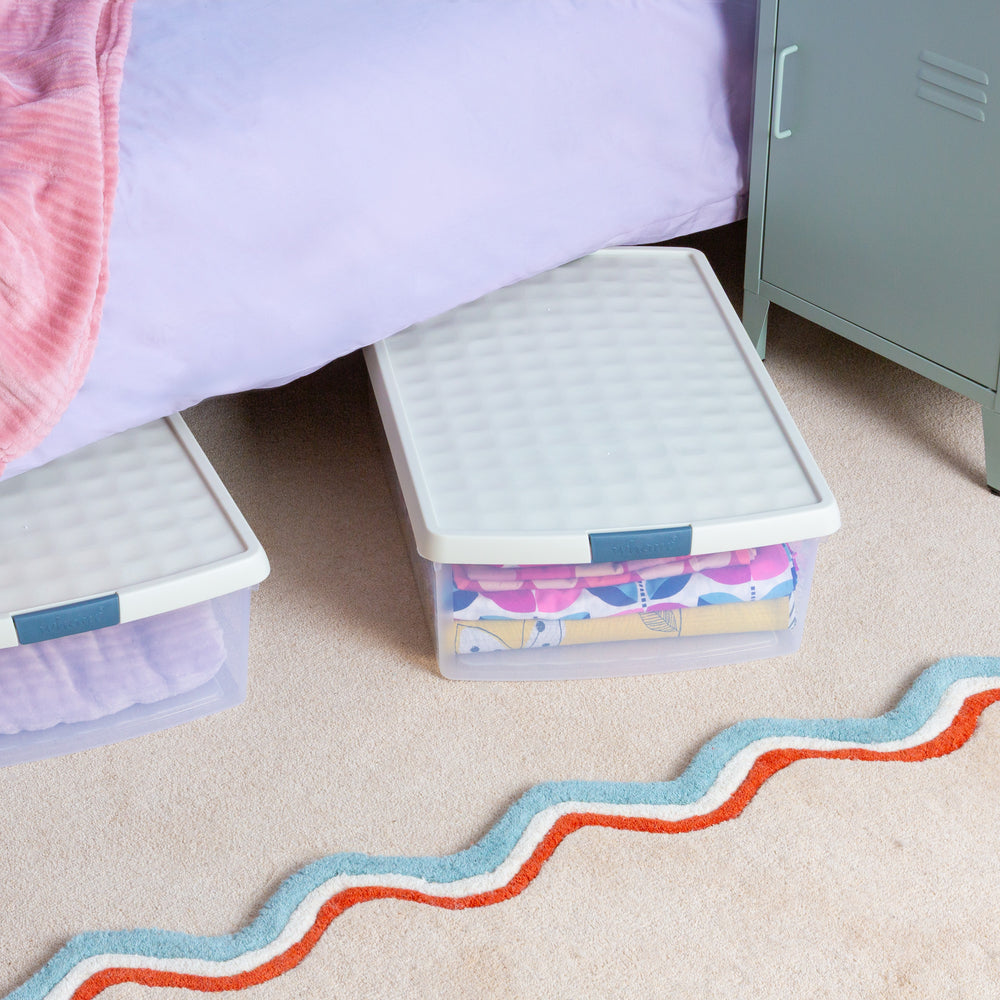 Wham Clip Pack of 3 x 30L Plastic Storage Boxes with Lid - 13.01-Wham-Plastic Box Shop