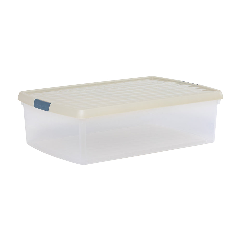 Wham Clip Pack of 3 x 30L Plastic Storage Boxes with Lid - 13.01-Wham-Plastic Box Shop