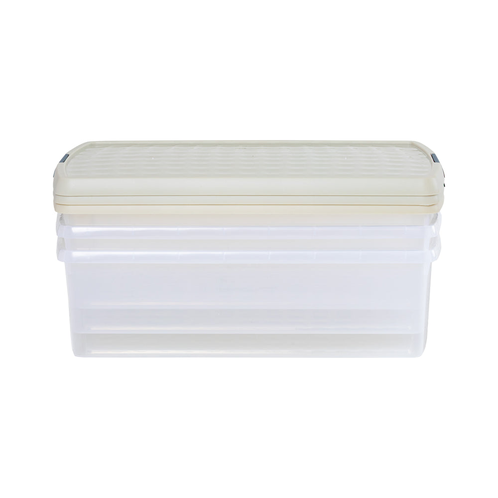 Wham Clip Pack of 3 x 30L Plastic Storage Boxes with Lid - 13.01-Wham-Plastic Box Shop