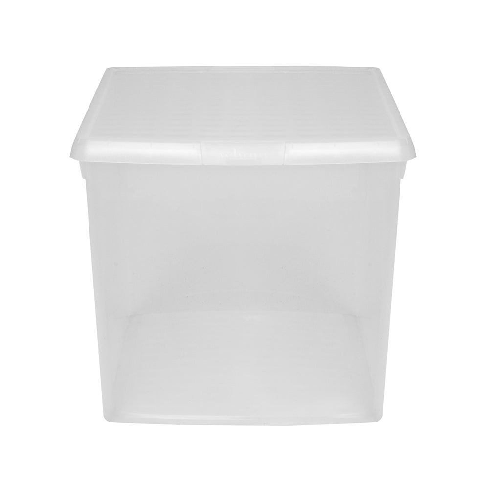 Wham Clip Pack of 3 x 62L Plastic Storage Boxes with Lid - 13.02-Wham-Plastic Box Shop