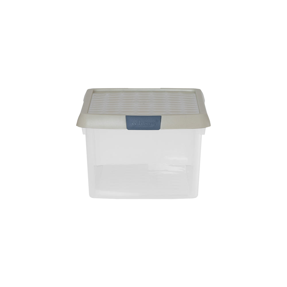 Wham Clip Pack of 3 x 10.5 Litre Plastic Boxes with Lid - 6.02-Wham-Plastic Box Shop