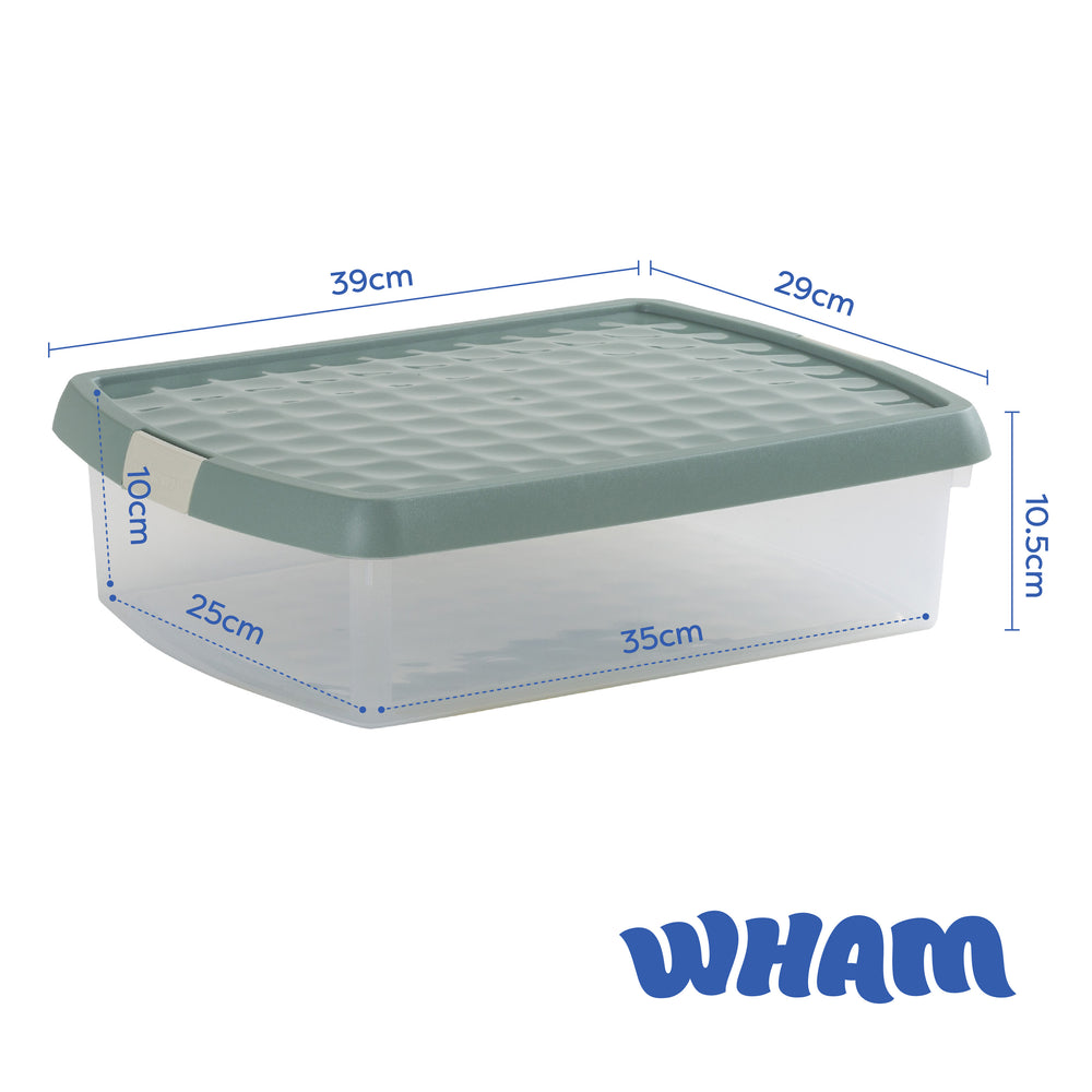 8.5 Litre Wham Clip Plastic Storage Box with Lid 8.01-Wham-Plastic Box Shop