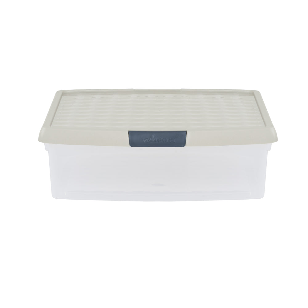 13.2 Litre Clear Plastic Storage Box with Clip Lid – Wham Clip-Wham-Plastic Box Shop