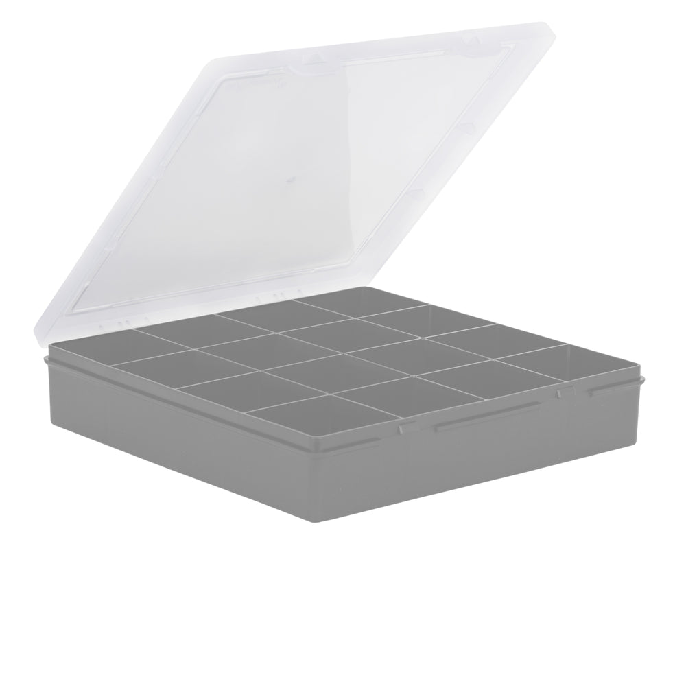 23.5cm (9.01) Organiser Box with 16 Square Compartments-Wham-Plastic Box Shop