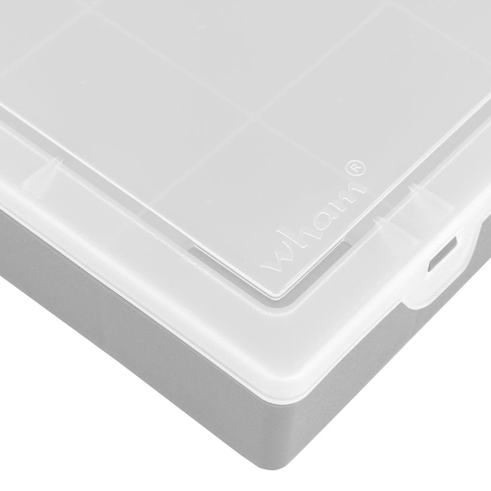23.5cm (9.01) Organiser Box with 16 Square Compartments-Wham-Plastic Box Shop