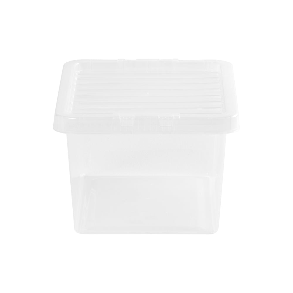 Wham Crystal Pack of 5 x 11L Plastic Storage Boxes with Lids-Wham-Plastic Box Shop