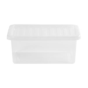 Wham Crystal Pack of 5 x 17L Plastic Storage Boxes with Lids-Wham-Plastic Box Shop