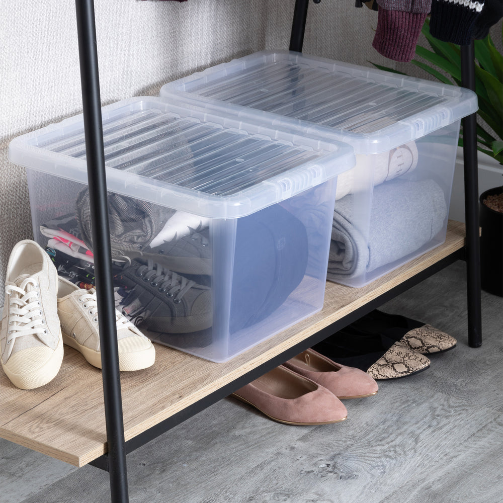 Pallet of 320 x 25L Crystal Plastic Storage Boxes with Lids-Wham-Plastic Box Shop