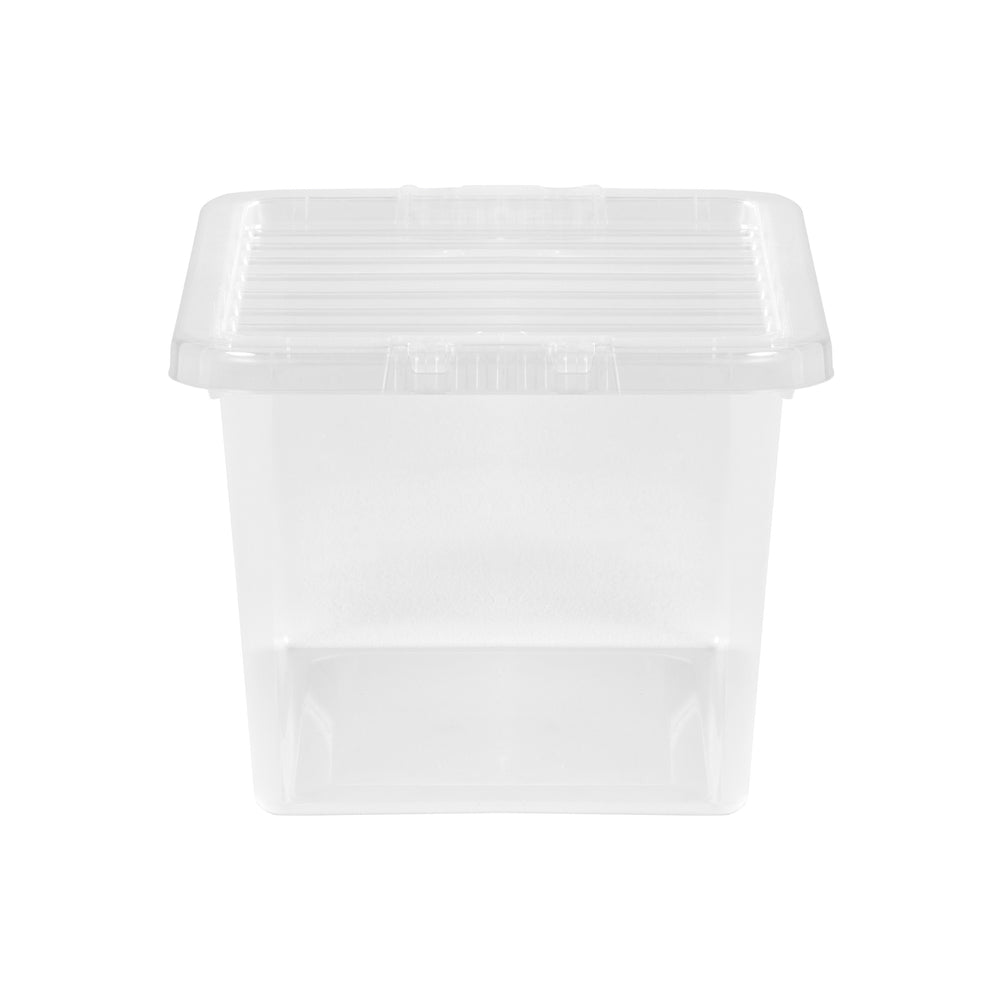 Pallet of 100 x 25L Crystal Plastic Storage Boxes with Lids-Wham-Plastic Box Shop