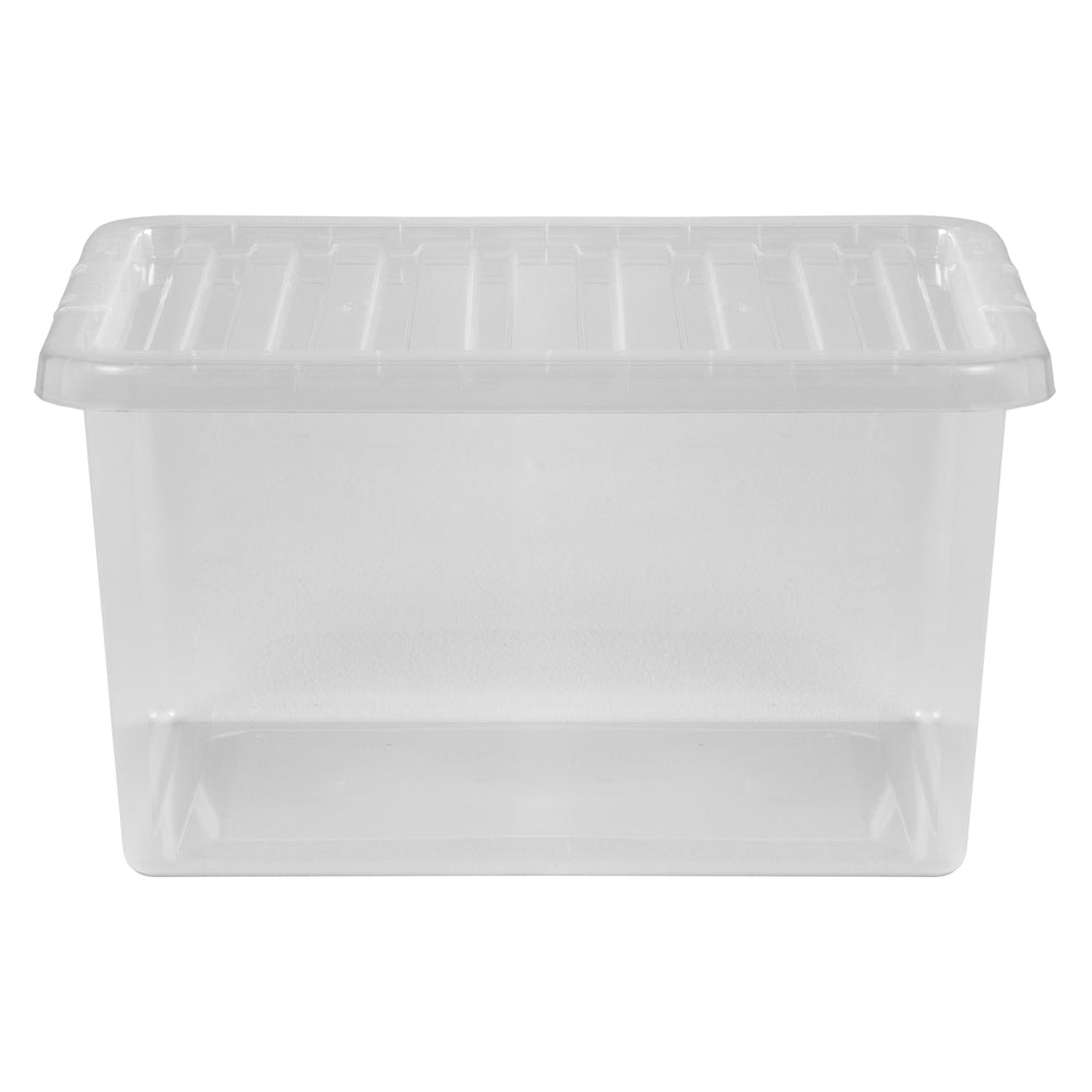 Pallet of 100 x 31L Crystal Plastic Storage Boxes with Lids-Wham-Plastic Box Shop