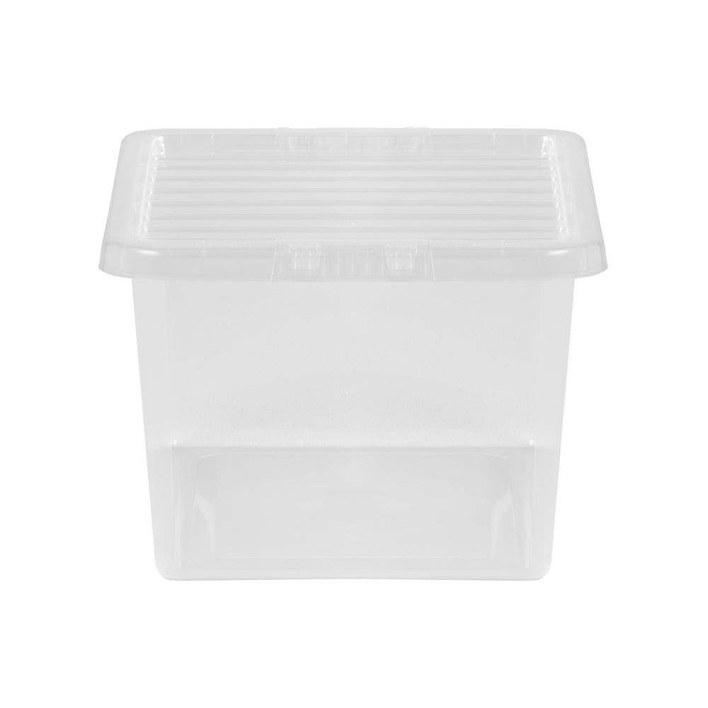 Pallet of 100 x 31L Crystal Plastic Storage Boxes with Lids-Wham-Plastic Box Shop