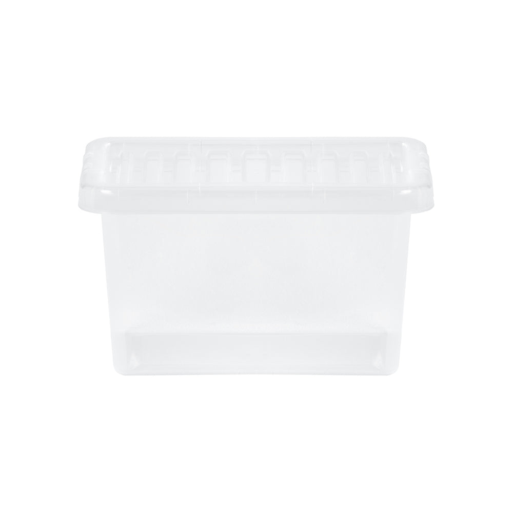 Wham Crystal 7 Litre Plastic Storage Box with Lid-Wham-Plastic Box Shop