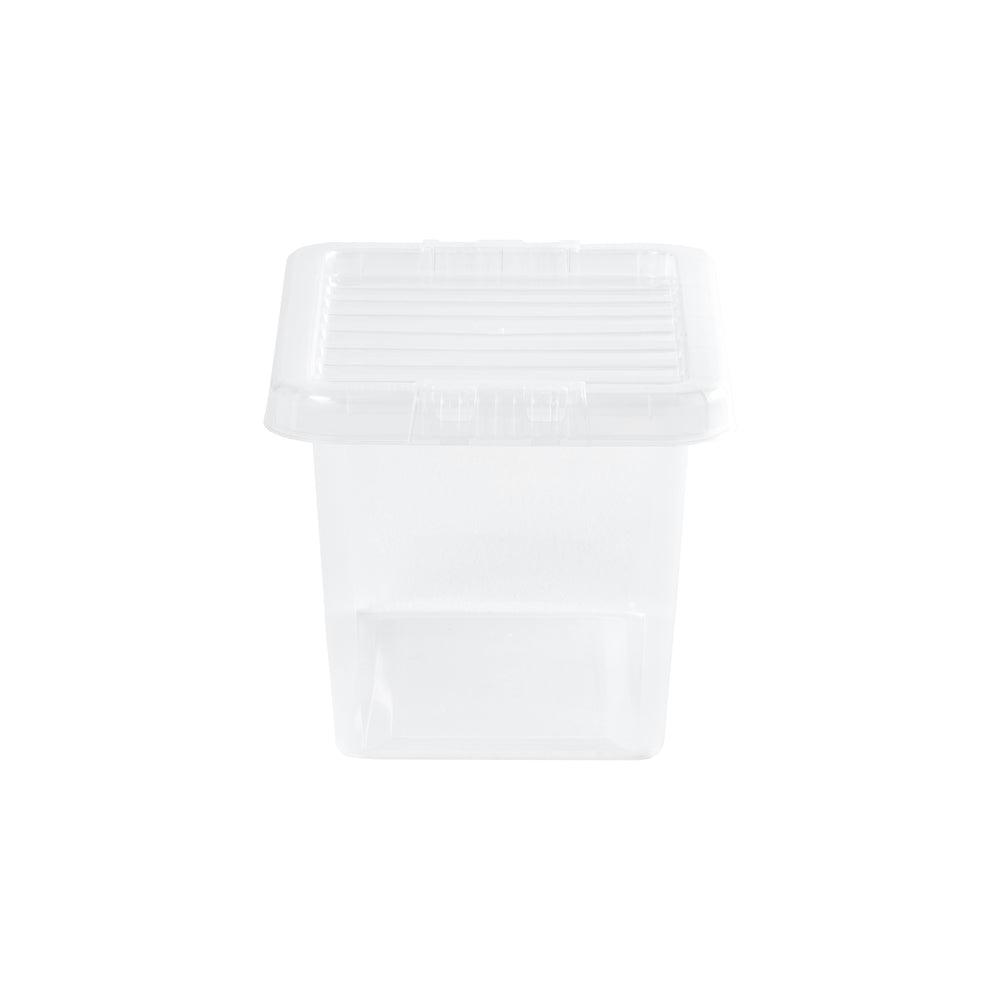 Wham Crystal 7 Litre Plastic Storage Box with Lid-Wham-Plastic Box Shop
