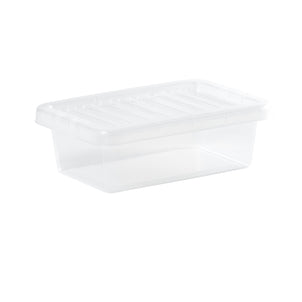 Wham Crystal 4L Plastic Storage Box with Lid-Wham-Plastic Box Shop