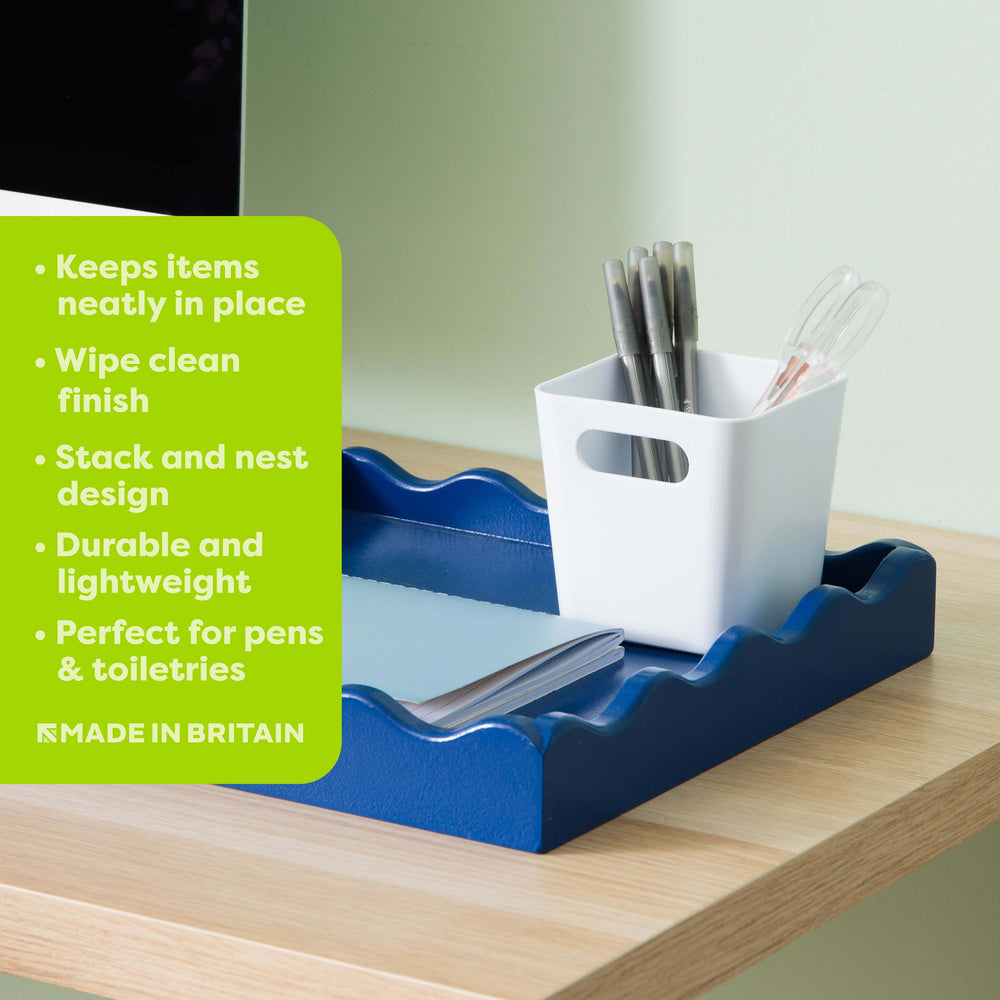 Small Square Plastic Studio Basket - Wham Studio-Wham-Plastic Box Shop