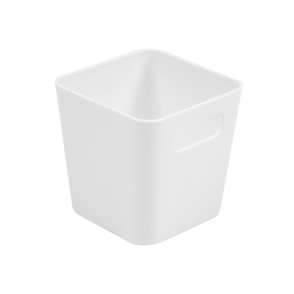 Small Square Plastic Studio Basket - Wham Studio-Wham-White-WMSB1.01W-Plastic Box Shop