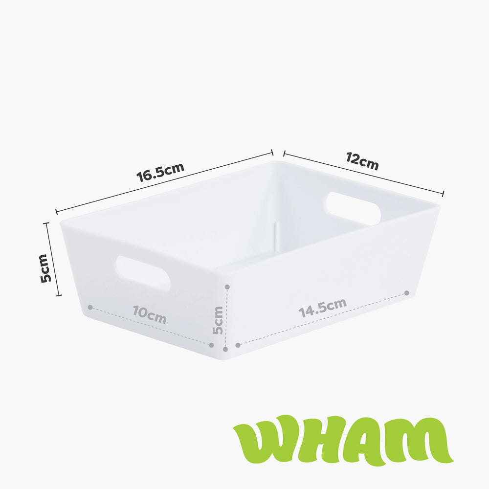 Rectangular Plastic Studio Basket - Wham Studio-Wham-Plastic Box Shop