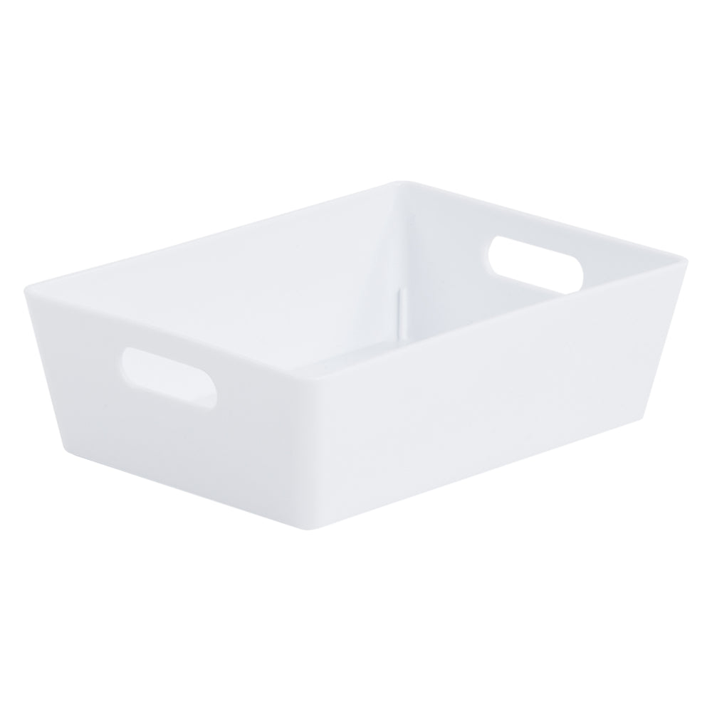 Rectangular Plastic Studio Basket - Wham Studio-Wham-White-WMSB3.01W-Plastic Box Shop