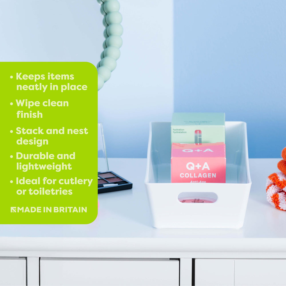 Rectangular Plastic Studio Basket - Wham Studio-Wham-Plastic Box Shop