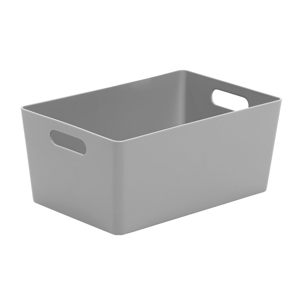 Studio Basket Rectangular 4.02-Wham-Cool Grey-WMSB4.02CG-Plastic Box Shop