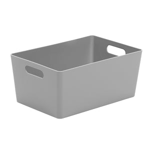 Studio Basket Rectangular 4.02-Wham-Cool Grey-WMSB4.02CG-Plastic Box Shop