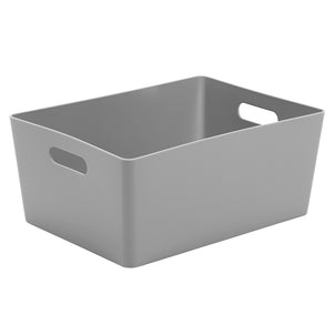 Studio Basket Rectangular 5.02-Wham-Cool Grey-WMSB5.02CG-Plastic Box Shop