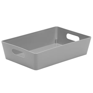 Studio Basket Rectangular 4.01-Wham-Cool Grey-WMSB4.01CG-Plastic Box Shop