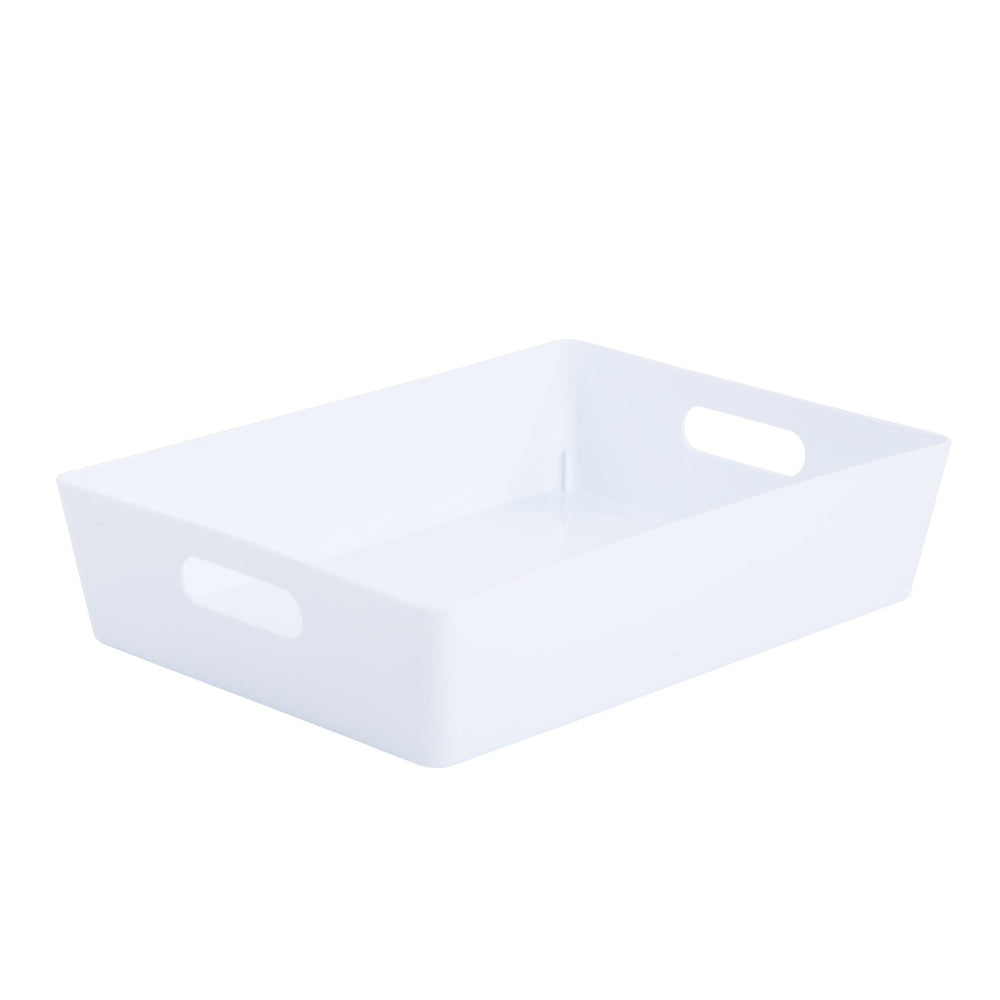 Studio Basket Rectangular 5.01-Wham-White-WMSB5.01W-Plastic Box Shop