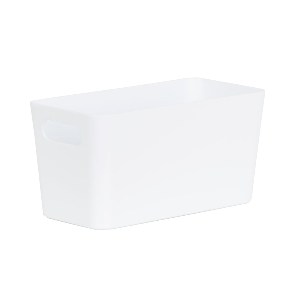 Rectangular Plastic Studio Basket - Wham Studio-Wham-White-WMSB6.01W-Plastic Box Shop