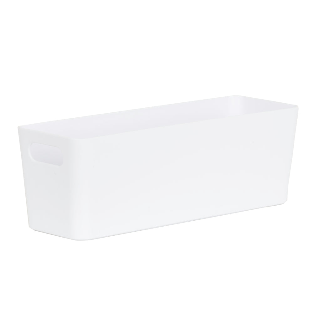 Rectangular Plastic Studio Basket - Wham Studio-Wham-White-WMSB7.01W-Plastic Box Shop