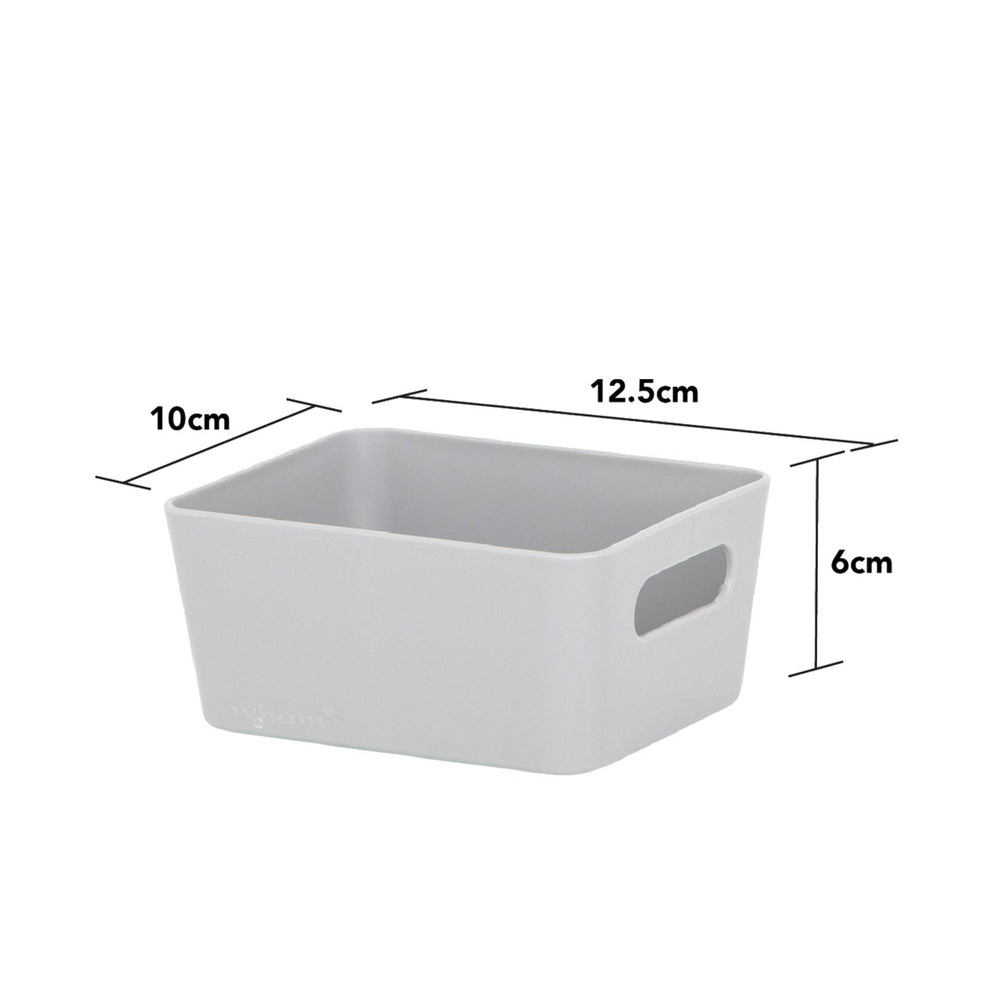 Rectangular Plastic Storage Basket - Wham Studio-Wham-Plastic Box Shop