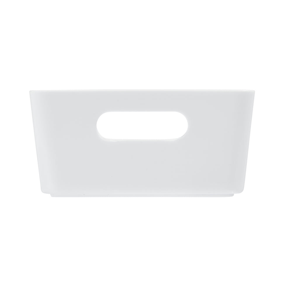 20cm White Rectangle Plastic Storage Basket – Wham Studio-Wham-Plastic Box Shop