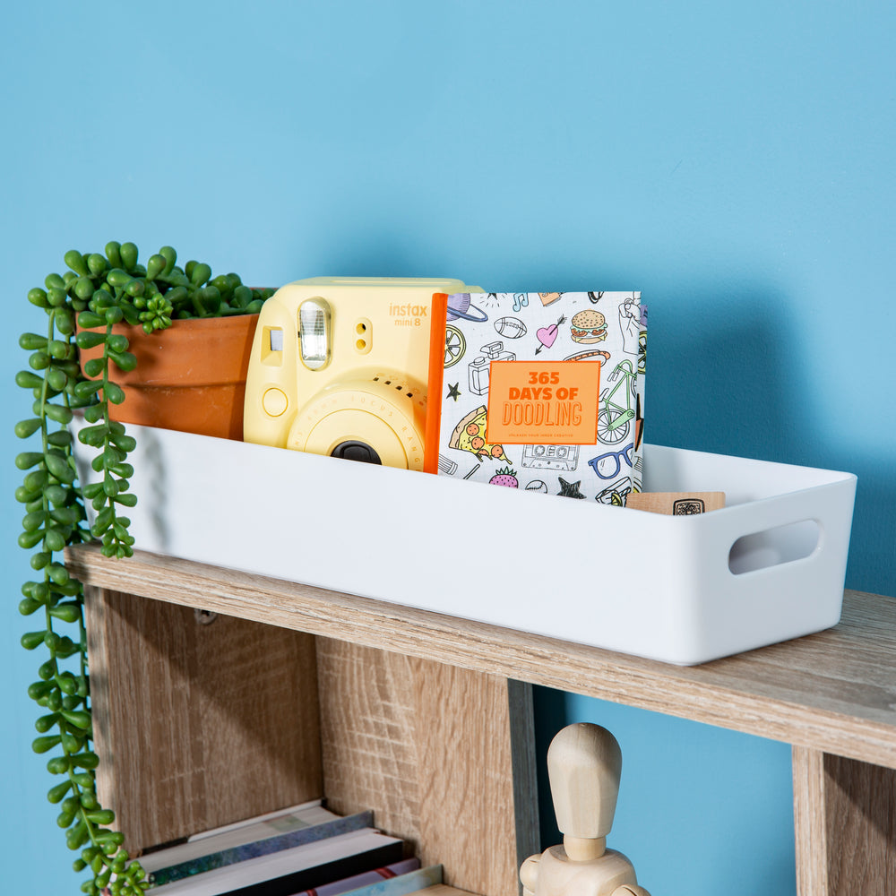 Rectangular Plastic Storage Basket - Wham Studio-Wham-Plastic Box Shop