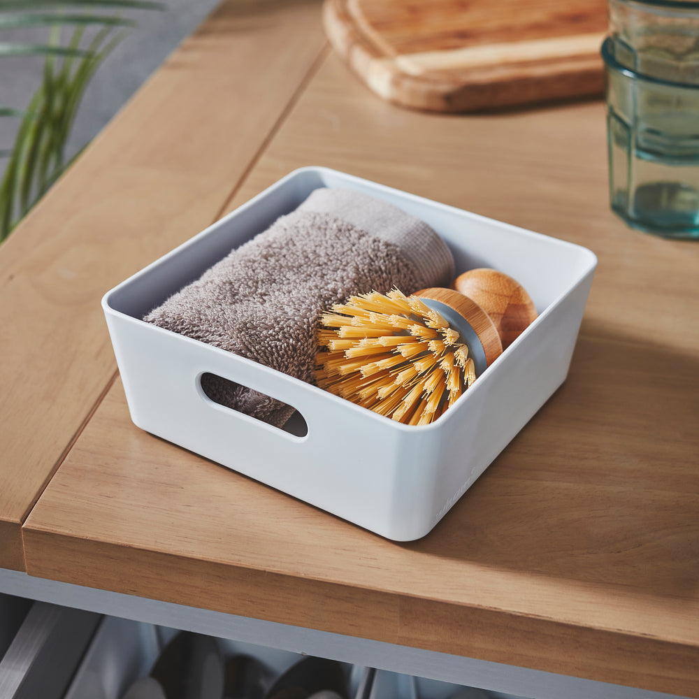 Square Plastic Studio Basket - Wham Studio-Wham-Plastic Box Shop