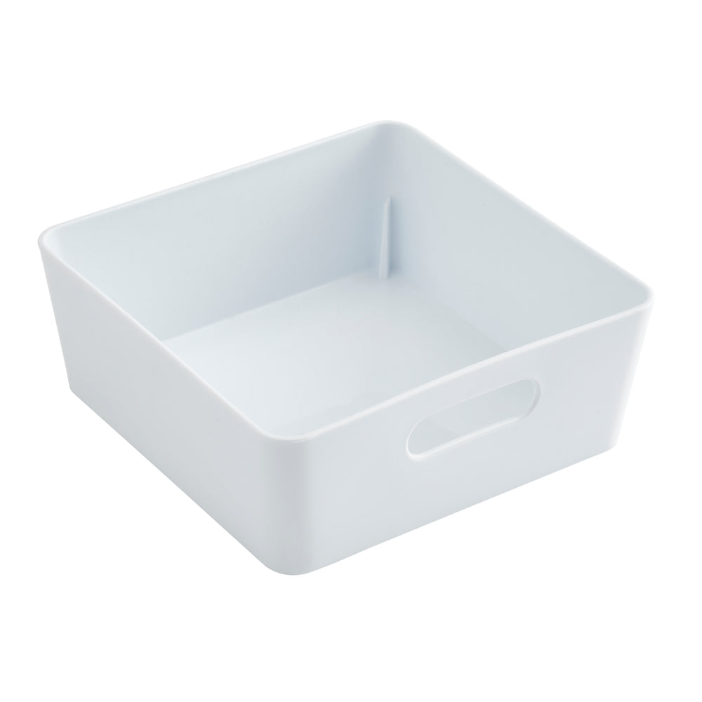 Square Plastic Studio Basket - Wham Studio-Wham-White-WMSB13.01W-Plastic Box Shop