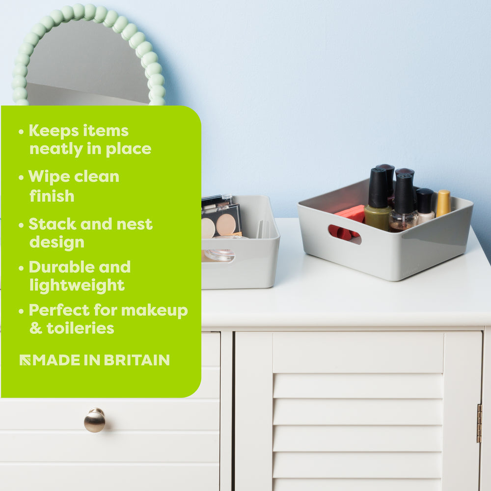 Square Plastic Studio Basket - Wham Studio-Wham-Plastic Box Shop