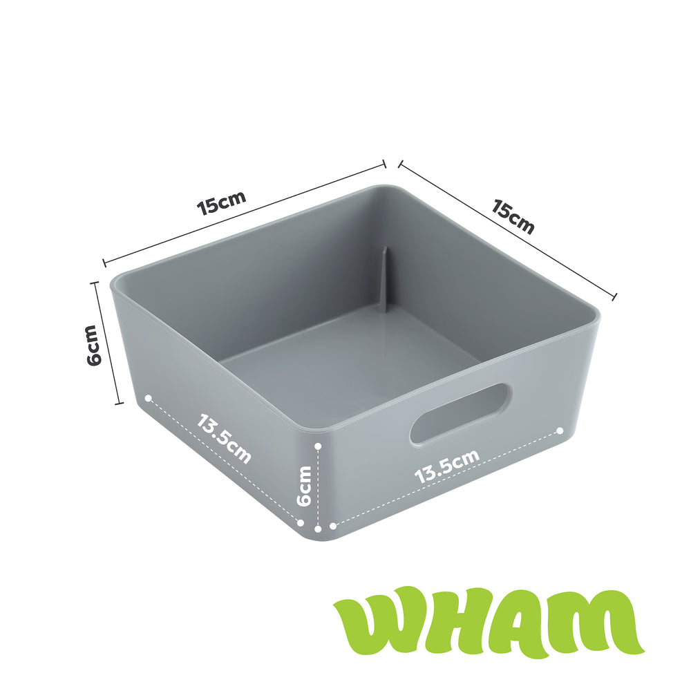 Square Plastic Studio Basket - Wham Studio-Wham-Plastic Box Shop