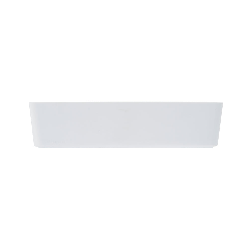 25cm White Rectangle Plastic Storage Basket – Wham Studio-Wham-Plastic Box Shop