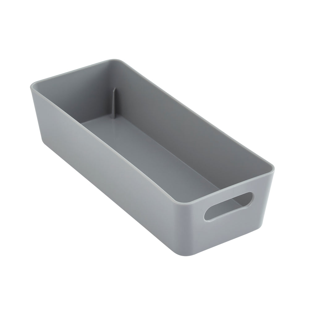 25cm White Rectangle Plastic Storage Basket – Wham Studio-Wham-Plastic Box Shop