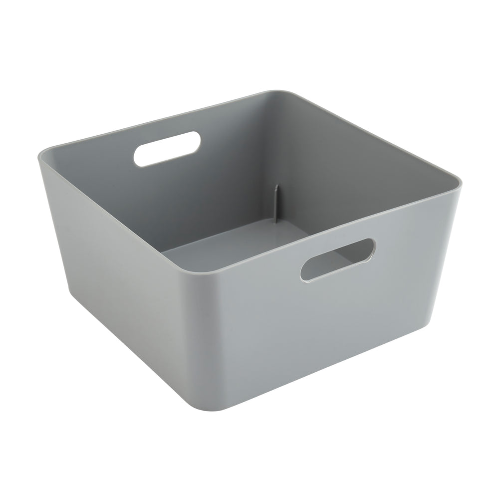Studio Basket Square 15.02-Wham-Cool Grey-WMSB15.02CG-Plastic Box Shop