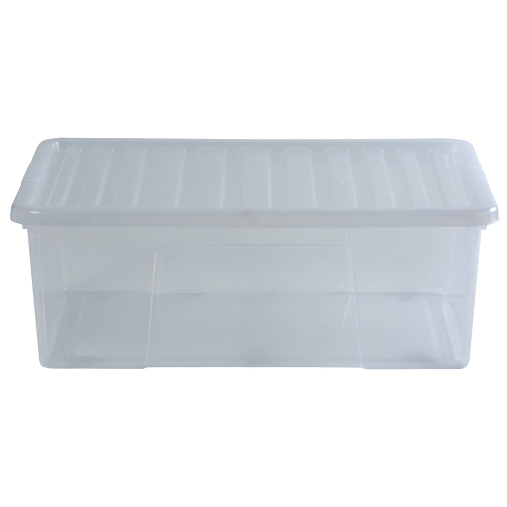 Pallet of 108 x 68L Crystal Plastic Storage Boxes with Lids-Wham-Plastic Box Shop