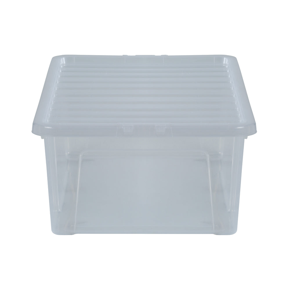 Wham Crystal Pack of 4 x 68L Plastic Storage Boxes with Lids-Wham-Plastic Box Shop