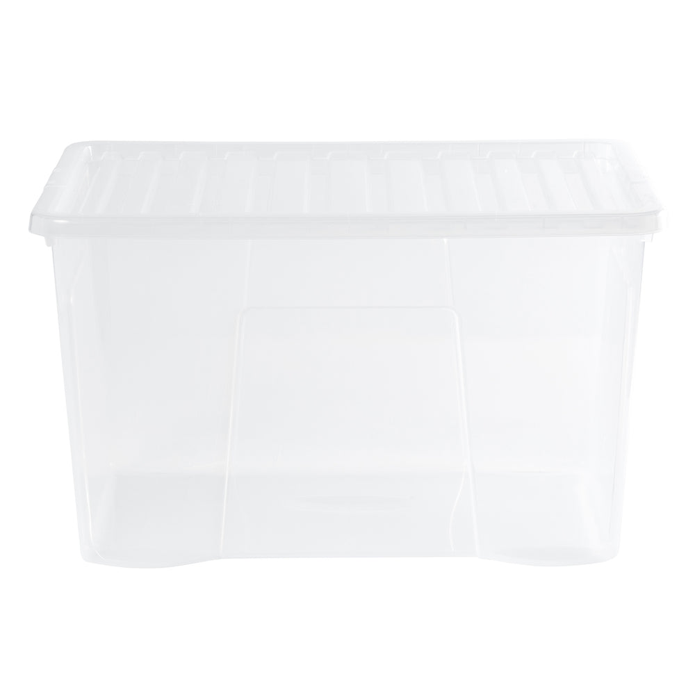 Wham Crystal Pack of 3 x 102L Plastic Storage Boxes with Lids-Wham-Plastic Box Shop