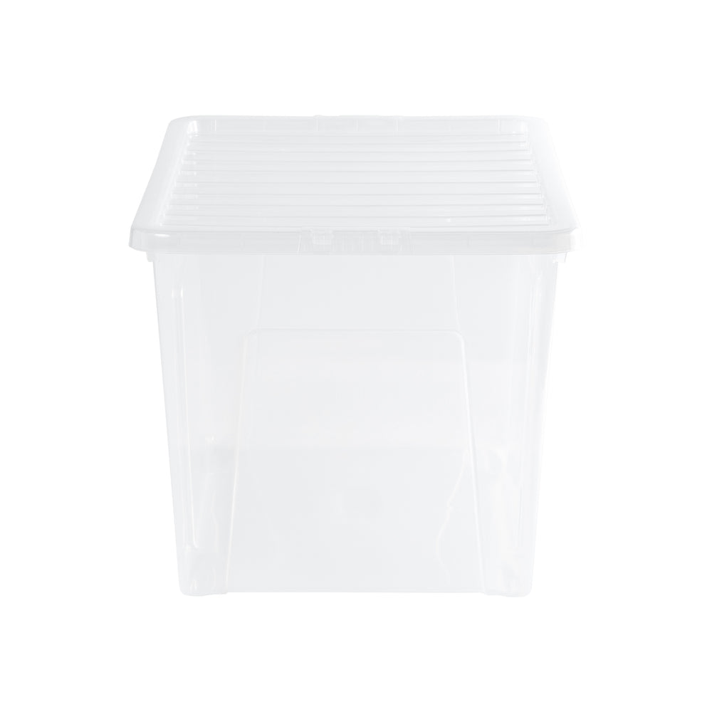 Wham Crystal Pack of 3 x 102L Plastic Storage Boxes with Lids-Wham-Plastic Box Shop