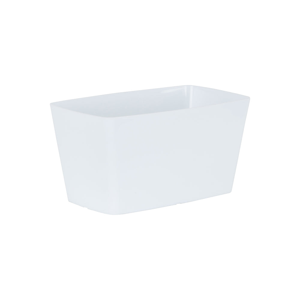 Studio 30cm High Gloss Rectangular Indoor Plastic Planter-Wham-Ice White-WM30RTW-Plastic Box Shop
