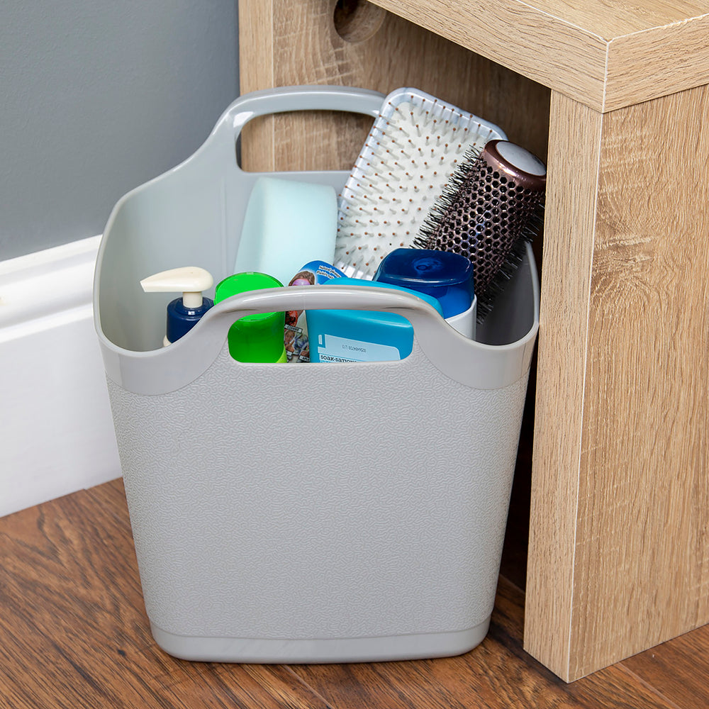 Extra Small 8 Litre Square Flexi Tub - Cool Grey (29252)-Wham-Plastic Box Shop