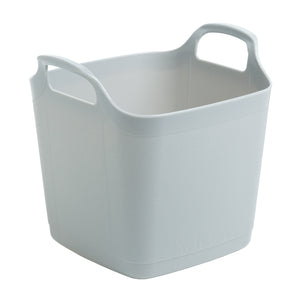 Extra Small 8 Litre Square Flexi Tub - Cool Grey (29252)-Wham-Plastic Box Shop
