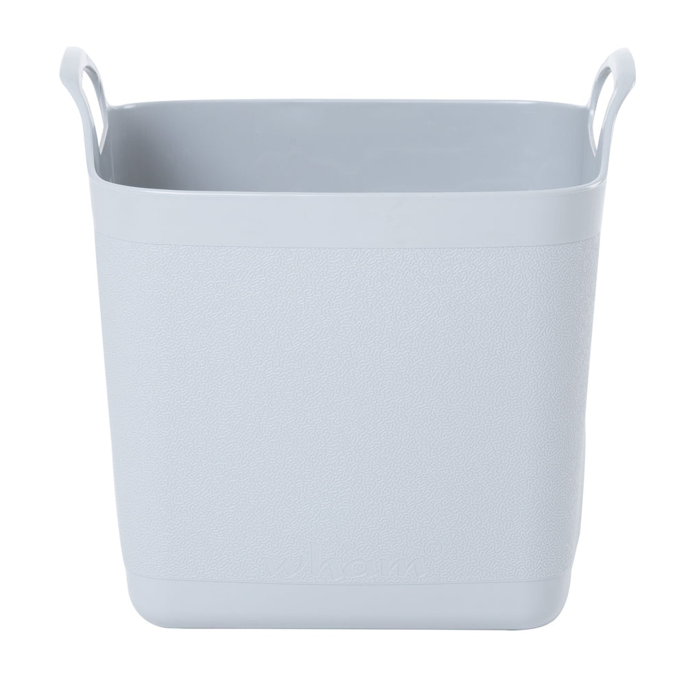 Small 15 Litre Square Flexi Tub - Cool Grey (29302)-Wham-Plastic Box Shop