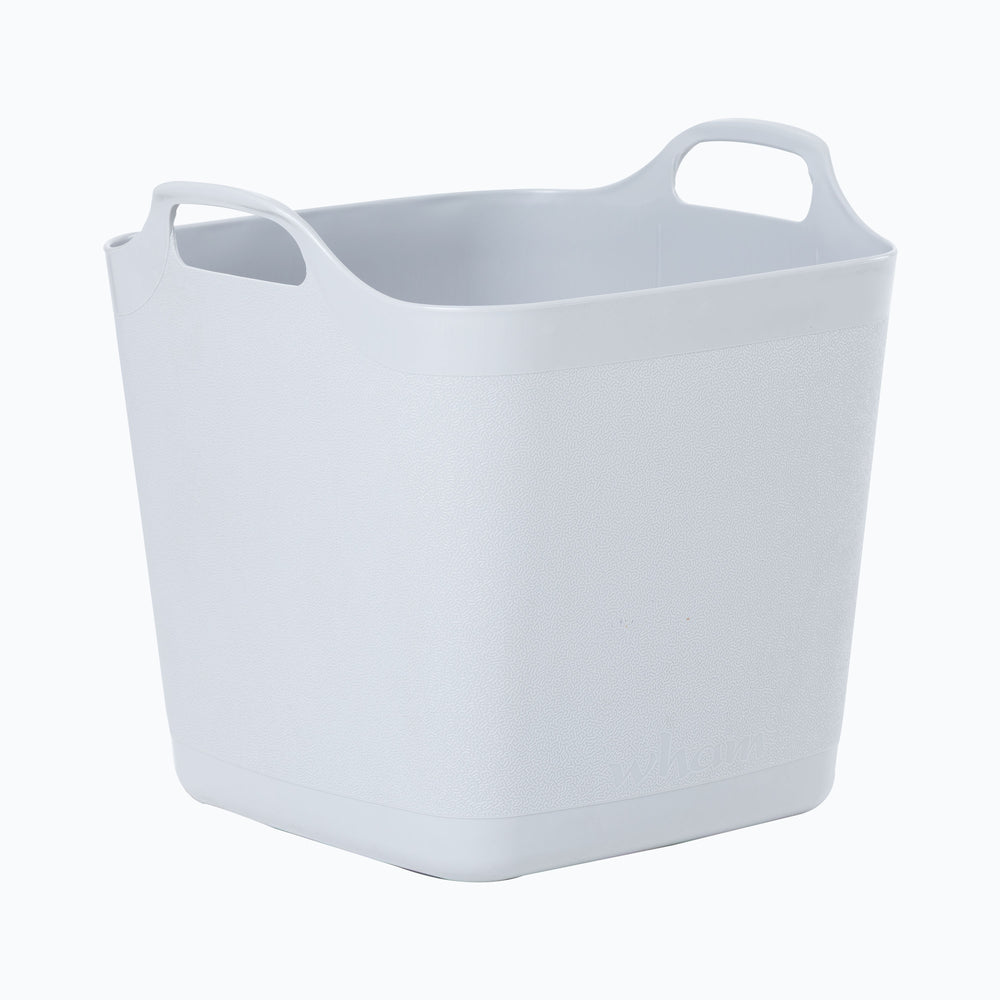 Medium 25 Litre Square Flexi Tub - Cool Grey (29352)-Wham-Plastic Box Shop